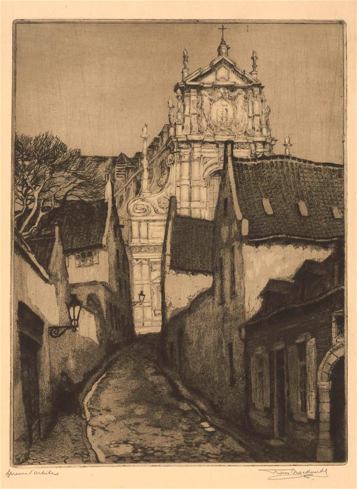 Frans Nackaerts - Sint Antoniusberg te Leuven - Graphic work - Royal Library of Belgium - S.IV 94681