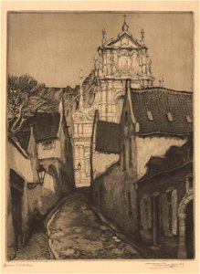 Frans Nackaerts - Sint Antoniusberg te Leuven - Graphic work - Royal Library of Belgium - S.IV 94681