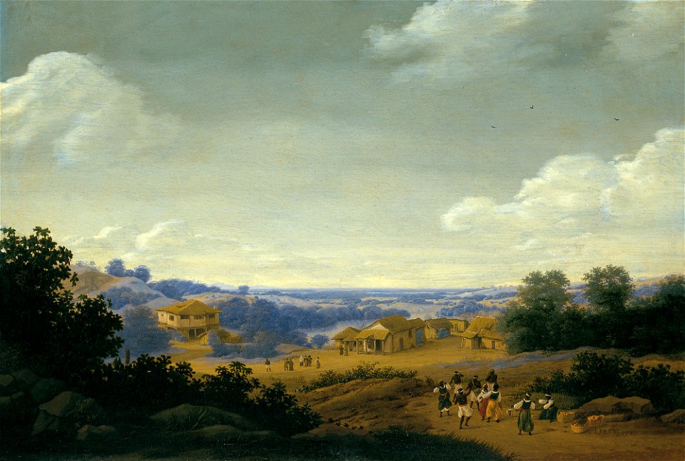 Frans Post - Plantation Settlement in Brazil, 1656