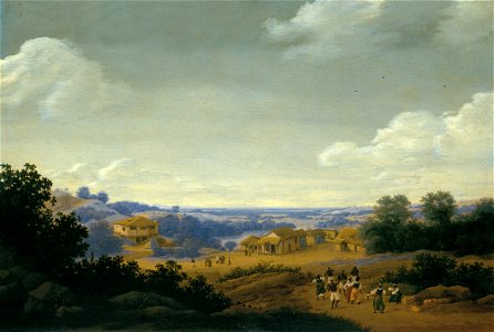 Frans Post - Plantation Settlement in Brazil, 1656
