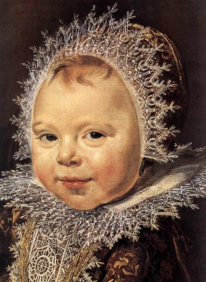 Frans Hals - Catharina Hooft with her Nurse (detail) - WGA11061