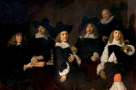 Frans Hals - De regenten van het oudemannenhuis