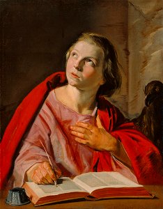 Frans Hals (Dutch - Saint John the Evangelist - Google Art Project. Free illustration for personal and commercial use.