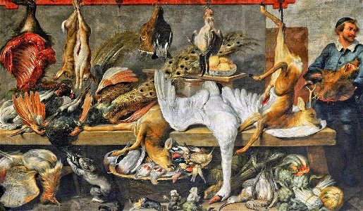 Frans Snyders (1579-1657) (and studio) - A Game-Dealer's Stall - 1175930 - National Trust