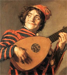 Frans Hals - Buffoon Playing a Lute - WGA11070