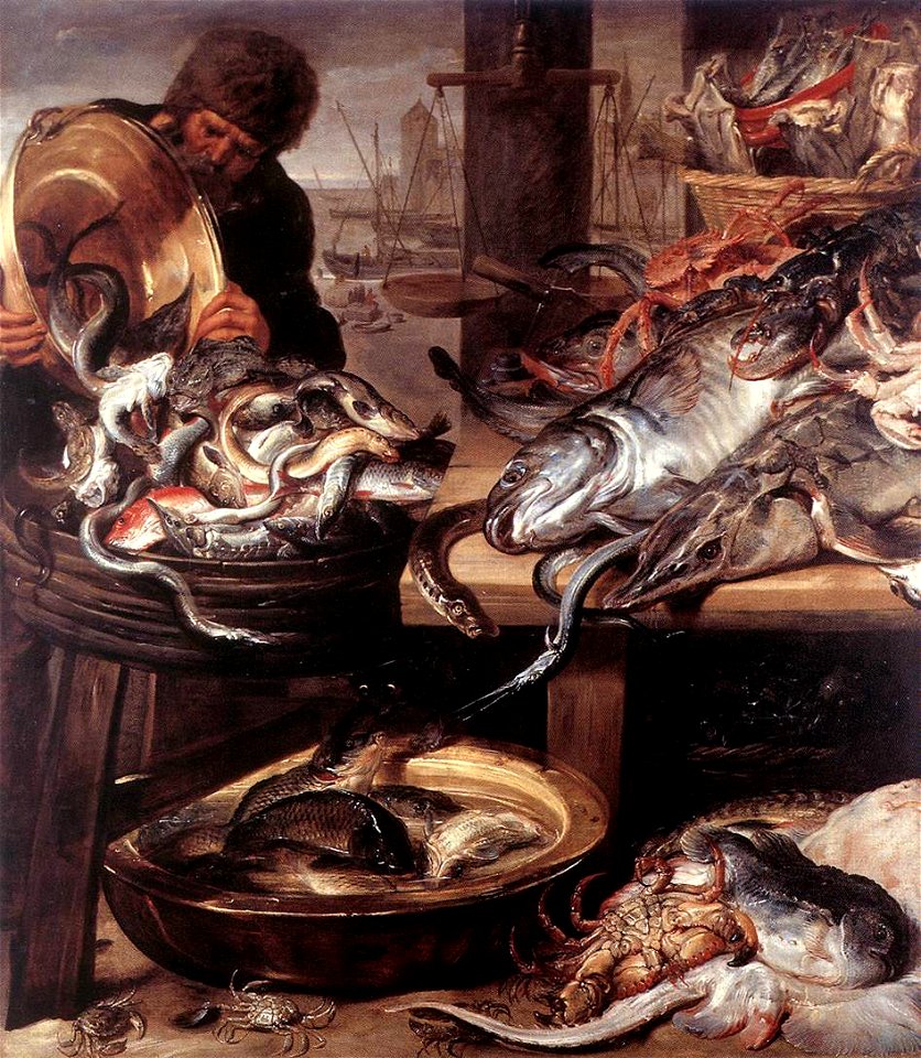Frans Snyders - The Fishmonger - WGA21514