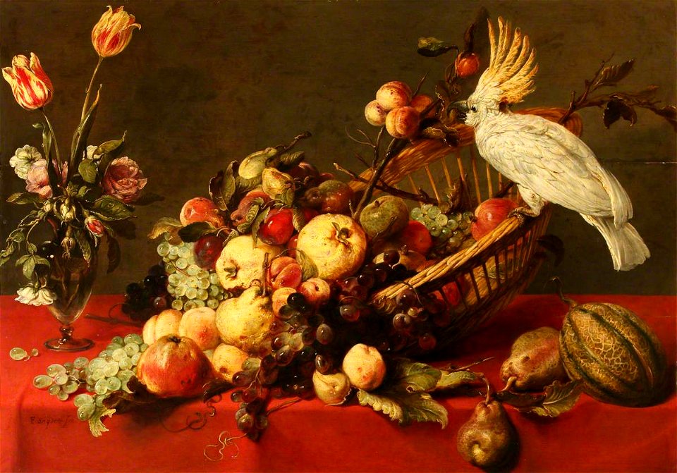 Frans Snyders (1579-1657) - A Still Life with Fruit and a Cockatoo - 1535138 - National Trust
