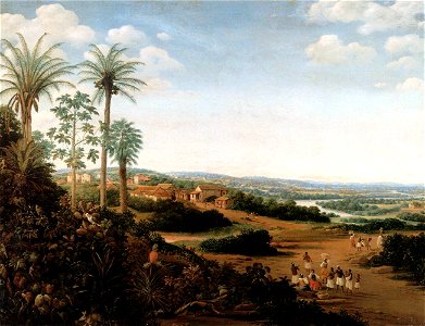 Frans Post - The Home of a Labrador in Brazil - WGA18187