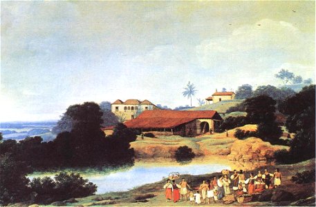 Frans Post - Hacienda - WGA18186. Free illustration for personal and commercial use.