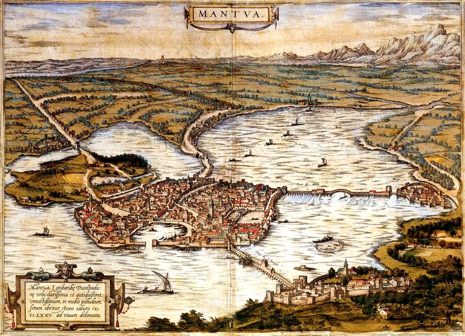 Frans Hogenberg - View of Mantua - WGA11471