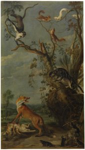 Frans Snyders - The cat and the fox