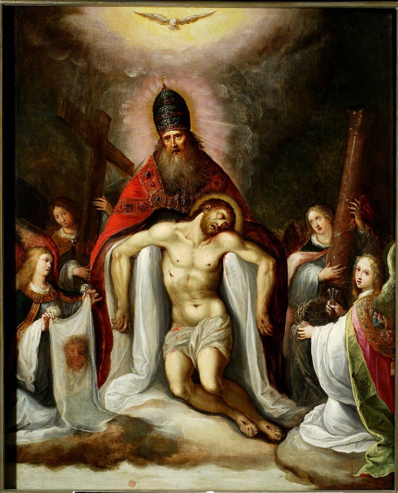 Frans Francken II - Holy Trinity (Throne of Grace) - M.Ob.1755 MNW - National Museum in Warsaw
