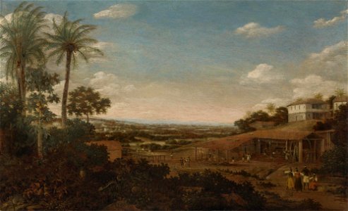 Frans Post - Engenho de açúcar, c. 1664