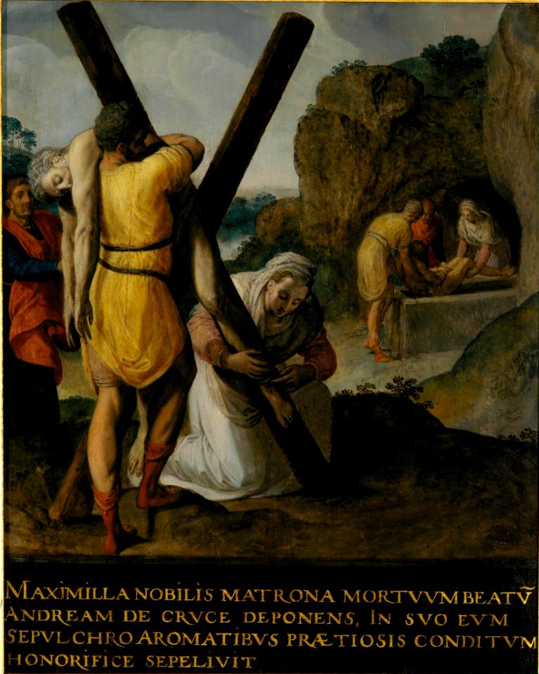 Frans Pourbus (I) - St. Andrew taken from the cross