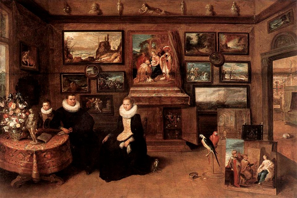 Frans II Francken Sebastiaan Leerse in his Gallery