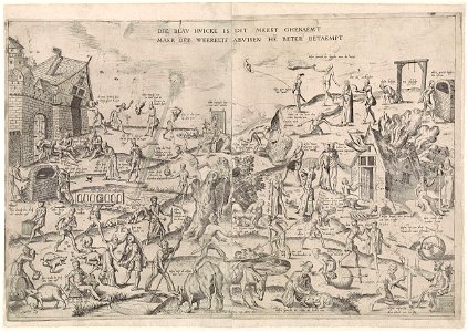 Frans Hogenberg - Die blau huicke is dit meest ghenaemt - 1558 - RP-P-2010-1