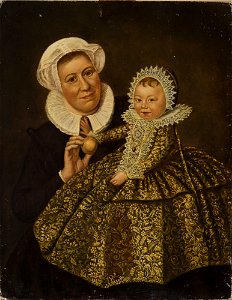 Frans Hals - Portrait of Catherine Hooft and her nurse - M.Ob.2573 MNW - National Museum in Warsaw