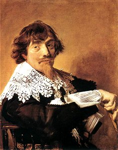 Frans Hals - Nicolaes Hasselaer - WGA11104. Free illustration for personal and commercial use.