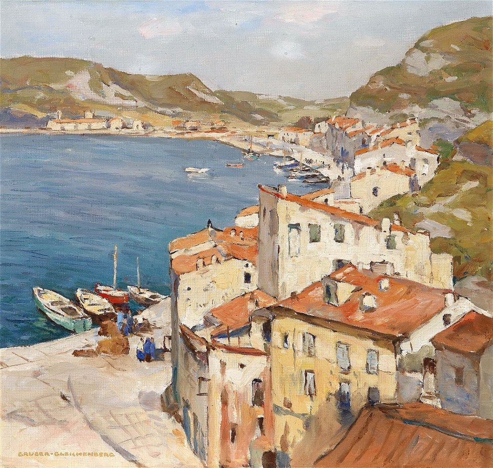 Franz Gruber-Gleichenberg Hafen von Bonifacio