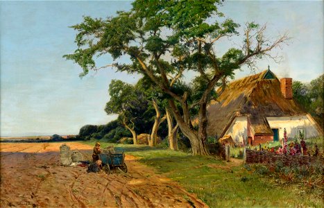 Franz Hoffmann-Fallersleben Apfelernte in Ostholstein