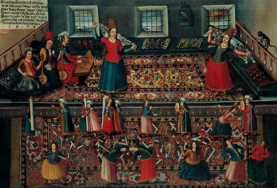 Franz Hermann, Hans Gemminger, Valentin Mueller - A Scene from the Turkish Harem - Google Art Project