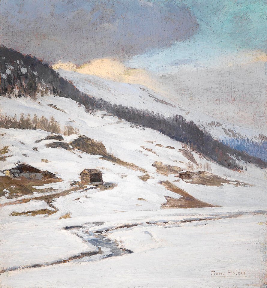 Franz Holper Partie aus Davos