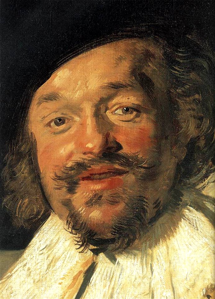 Frans Hals - The Merry Drinker (detail) - WGA11096