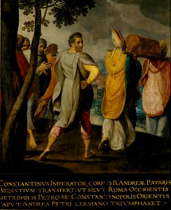 Frans Pourbus (I) - Transfer of the remains of St Andrew to Byzantium