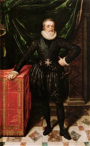Frans Pourbus (II) - Henry IV, King of France in Black Dress - WGA18234