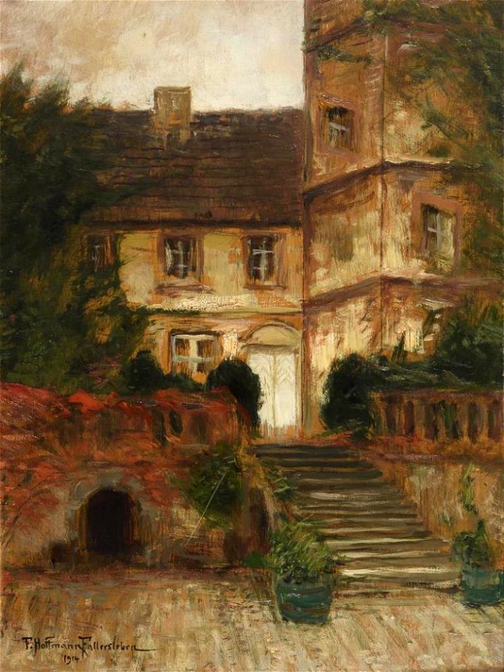 Franz Hoffmann-Fallersleben Schloss 1914