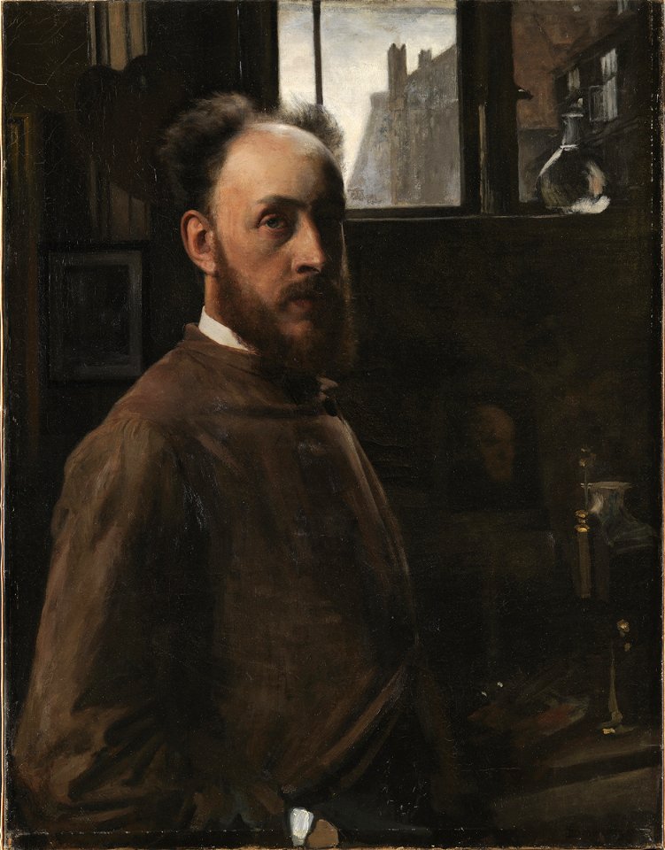 Frans Schwartz - Self-Portrait - KMS1779 - Statens Museum for Kunst