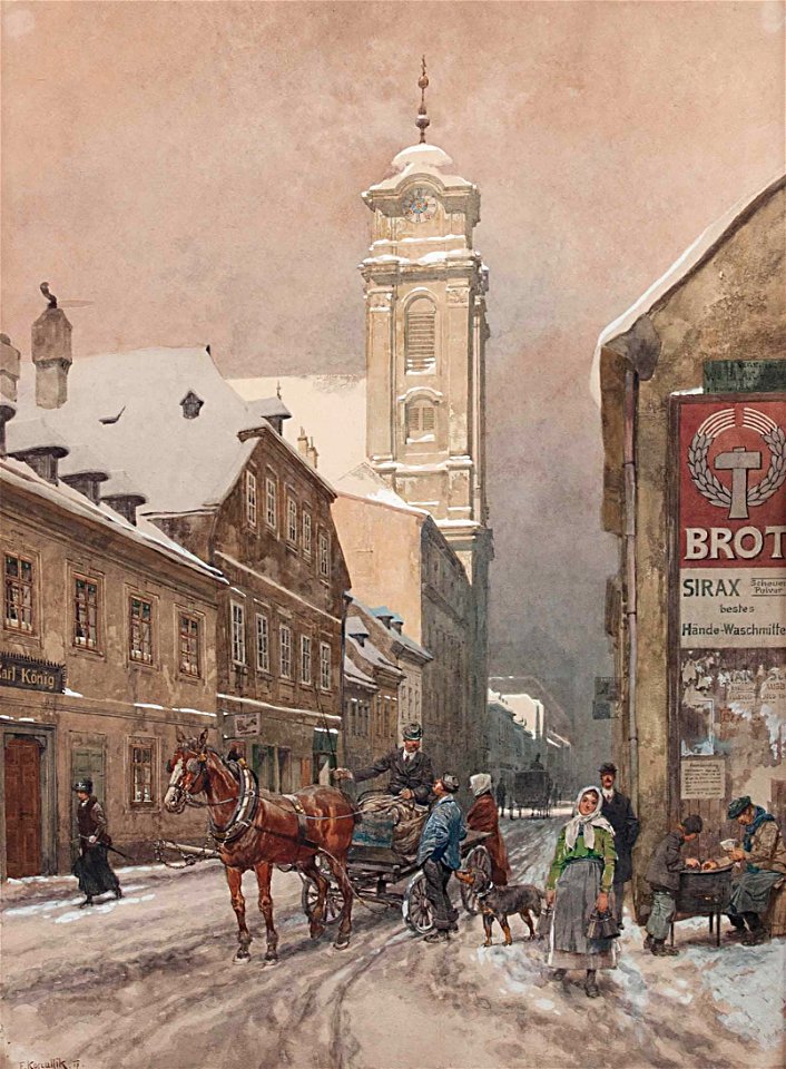 Franz Kopallik Wien Ulrichskirche 1917