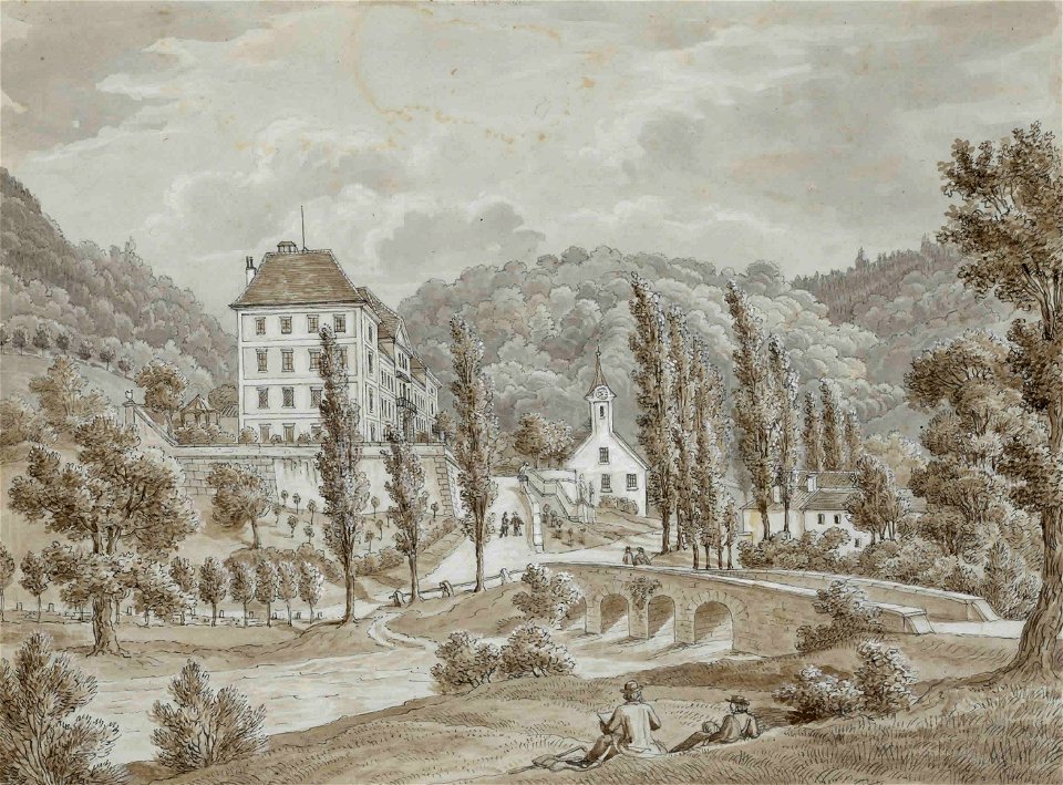 Franz Kurz zum Thurn und Goldenstein - Pogled na grad Haasberg