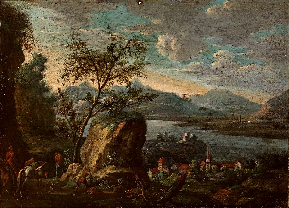 Franz Joachim Beich (attr) Bodenseelandschaft