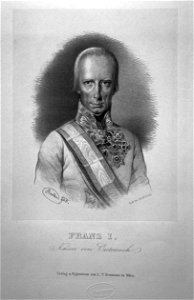 Franz I. Kaiser von Österreich Litho
