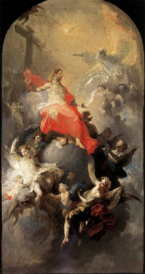 Franz Anton Maulbertsch - The Trinity - WGA14698