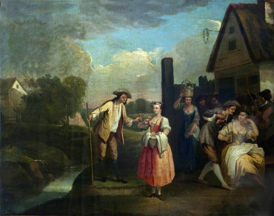 Franz de Paula Ferg (1689-1740) - Peasants outside an Inn - 557798 - National Trust