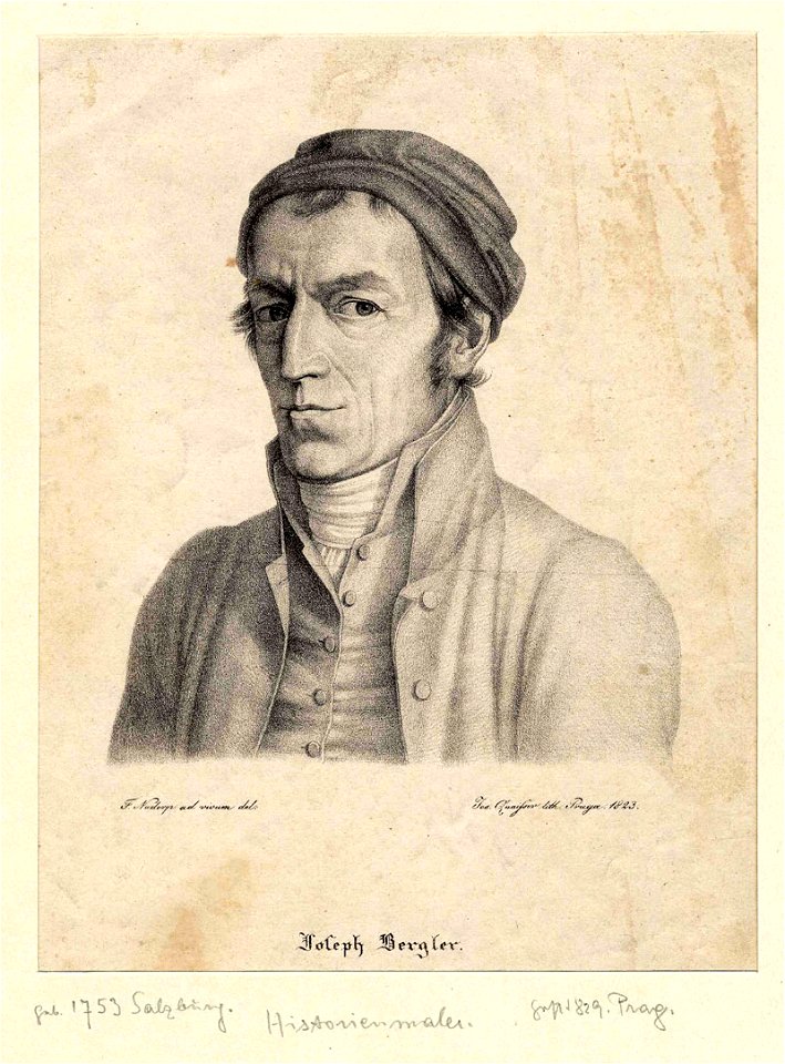 Franz Johann Heinrich Nadorp Poträt Joseph Bergler 1823 ubs G 1027 II