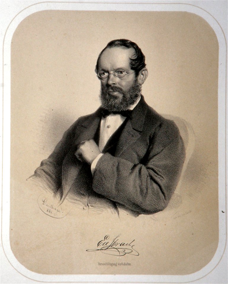 Franz Eduard Strache Litho