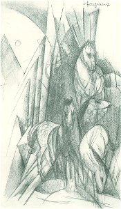 Franz Marc - Skizzenbuch aus dem Felde - Blatt 30