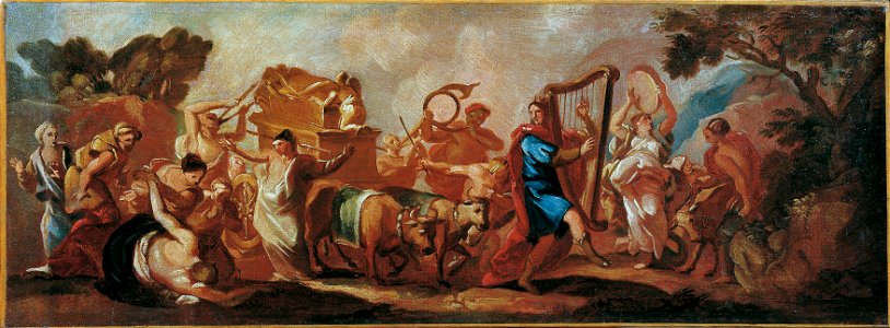 Franz Carl Remp - Die Überführung der Bundeslade durch den singenden und tanzenden David - 4303 - Österreichische Galerie Belvedere