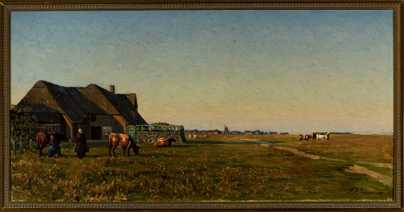 Franz Korwan - Landscape with a farmyard - M.Ob.2019 MNW - National Museum in Warsaw