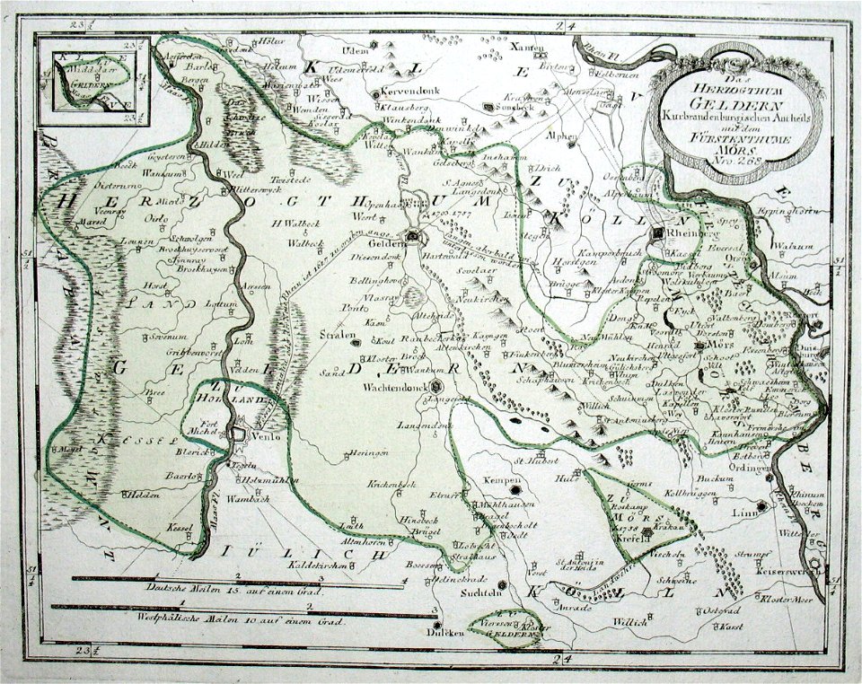 Franz Johann Joseph von Reilly, Das Herzogthum Geldern Kurbrandenburgischen Antheils mit dem Fürstenthume Mörs (Nro. 268, 1794–1795)