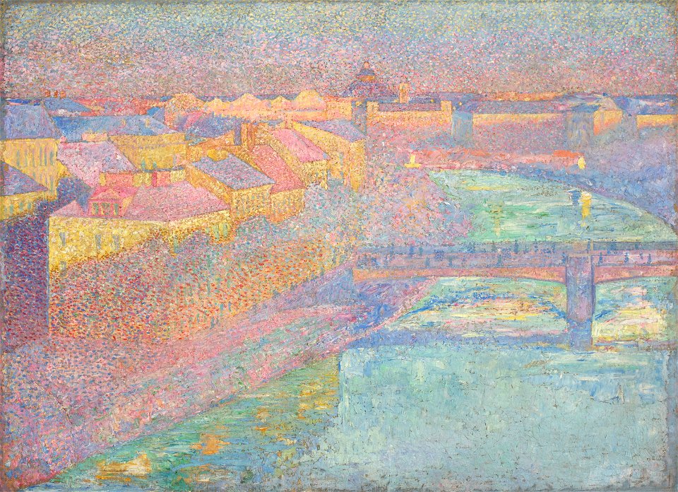Franz Jaschke - Donaulände im Sommer - 9887 - Österreichische Galerie Belvedere