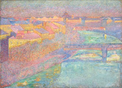 Franz Jaschke - Donaulände im Sommer - 9887 - Österreichische Galerie Belvedere