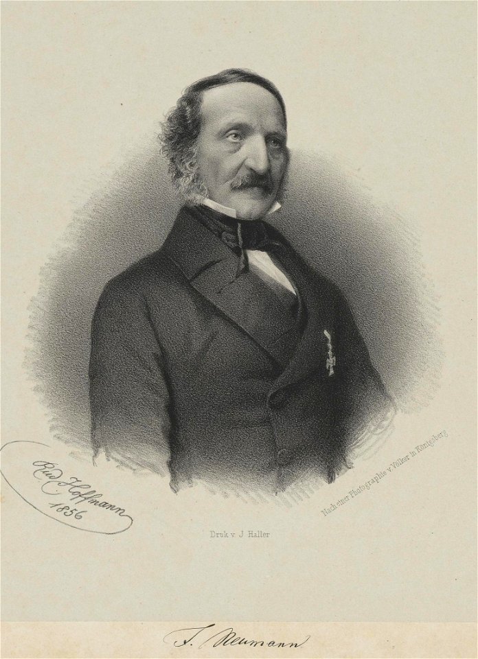 Franz Ernst Neumann by Rudolf Hoffmann 1856 (cropped)