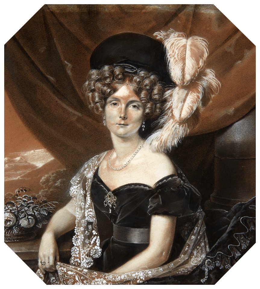 Franz Krüger Porträt Louise Castellane-Norante Gräfin Pourtalès
