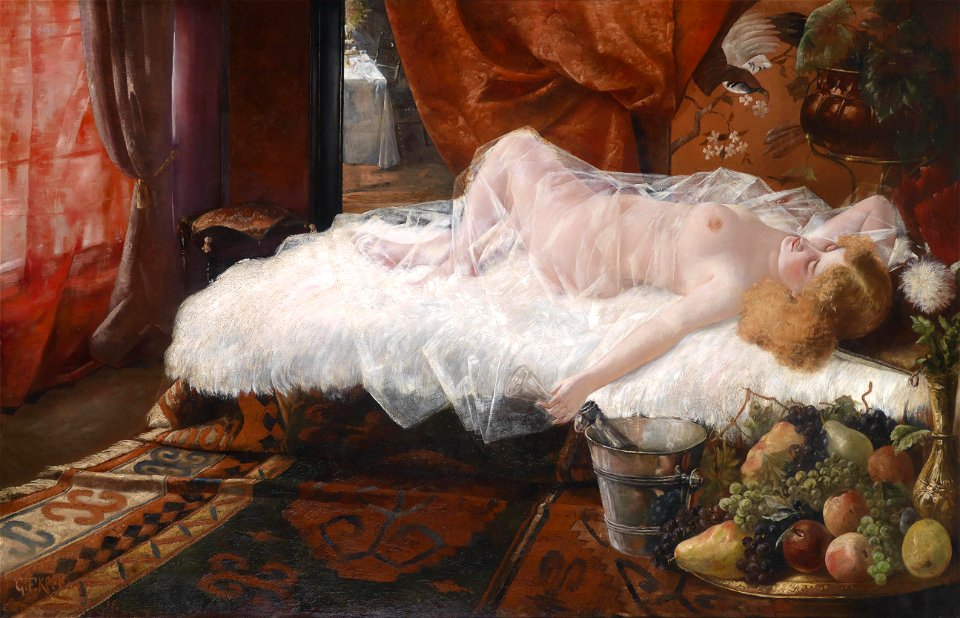 Franz Georg Kleber Nach dem Ball 1895