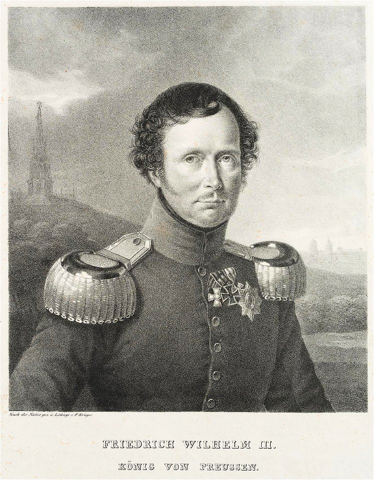 Franz Krüger - Porträt des Königs Friedrich Wilhelm III. von Preußen, 1825