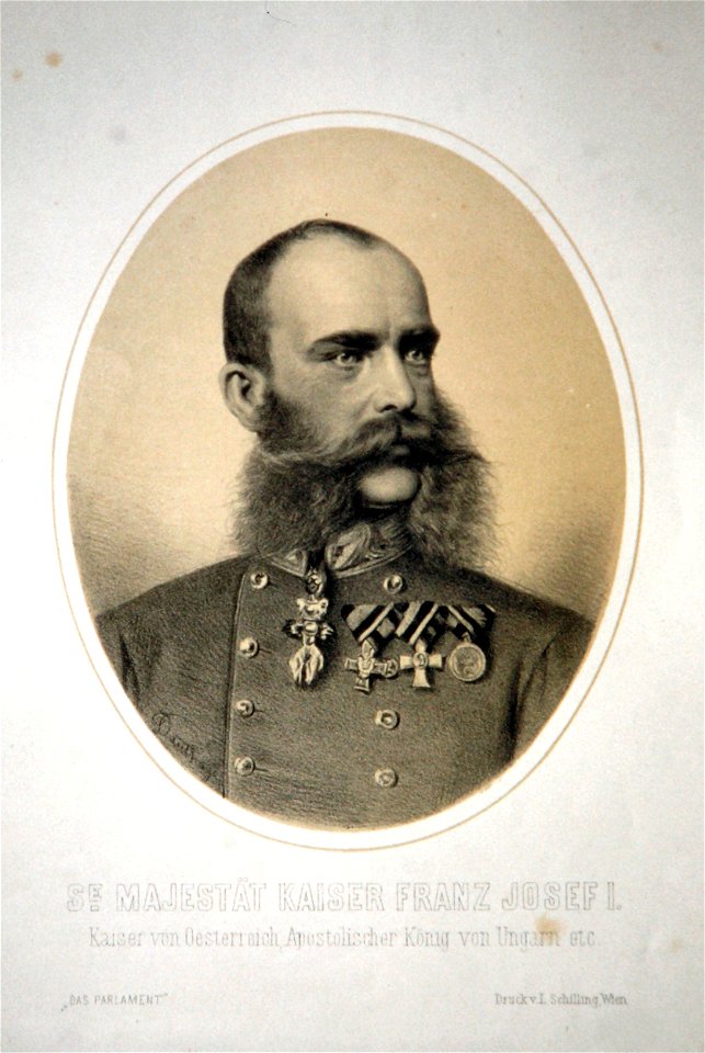 Franz Josef I. von Österreich-Ungarn Litho 01